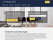 Tablet Screenshot of omalleyproperty.com